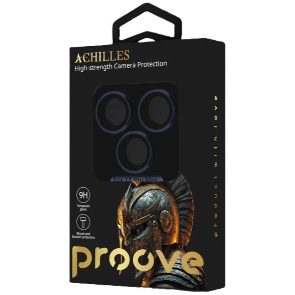 Фото - Защитное стекло для смартфона Proove для камеры Achilles Full Metal iPhone 17 Pro Max deep blue (CPPAFM17PM08)
